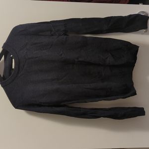 Men's navy lamb wool sweater